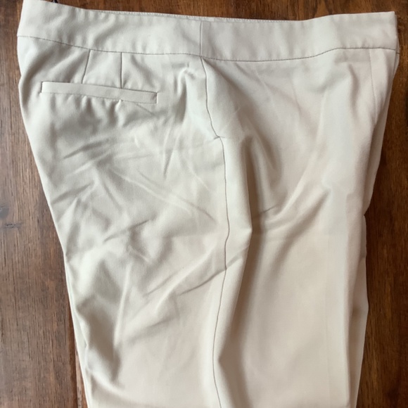 EVAN PICONE. LADIES LIGHT TAN COTTON CASUAL PANTS. SIZE 8. - Picture 3 of 8